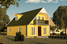 134 Metrekare İki Katlı Prefabrik